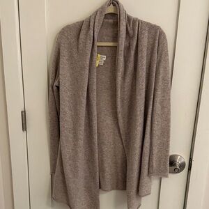 Club Monoco Cashmere Open-Front Sweater